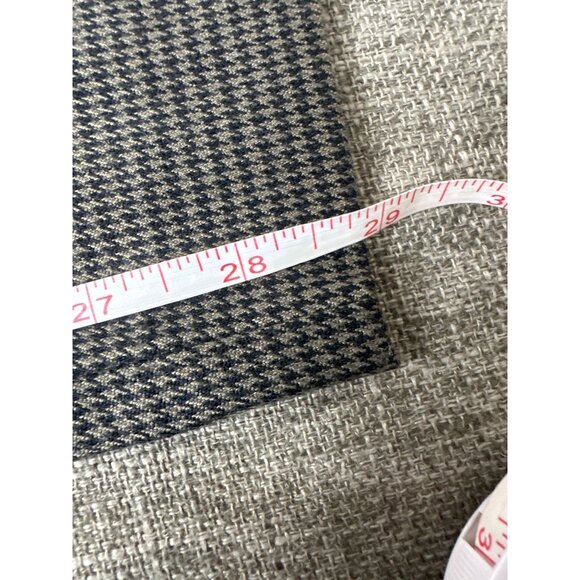 Briggs Womens Black Gray Houndstooth Pattern Pants Size 12 Career Pleated Front - Picture 7 of 7